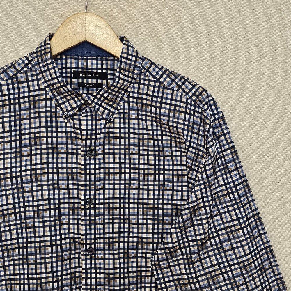 Bugatchi Classic Fit Button Down L